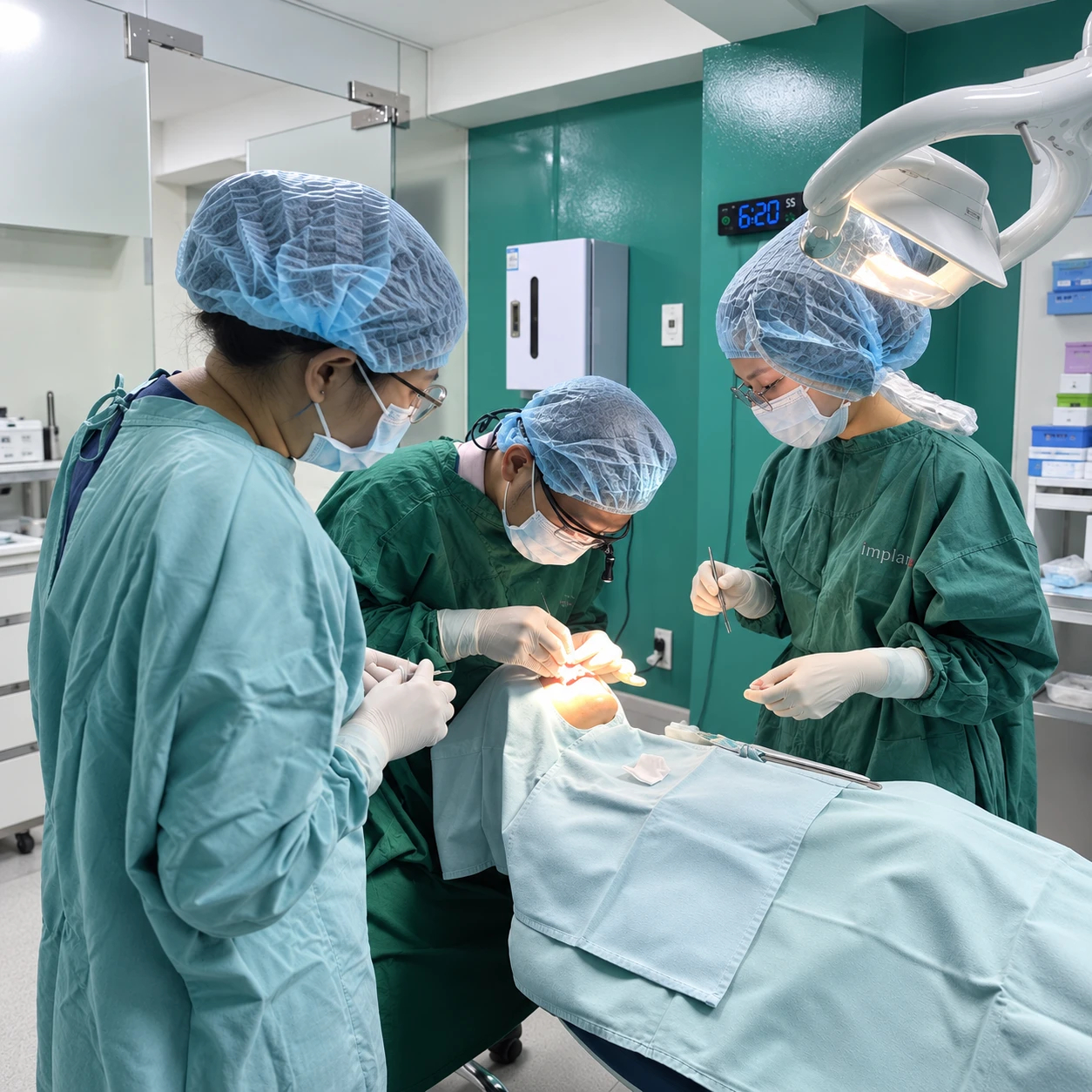 Phẫu thuật cấy ghép phòng vô trùng chuẩn Thụy Sĩ