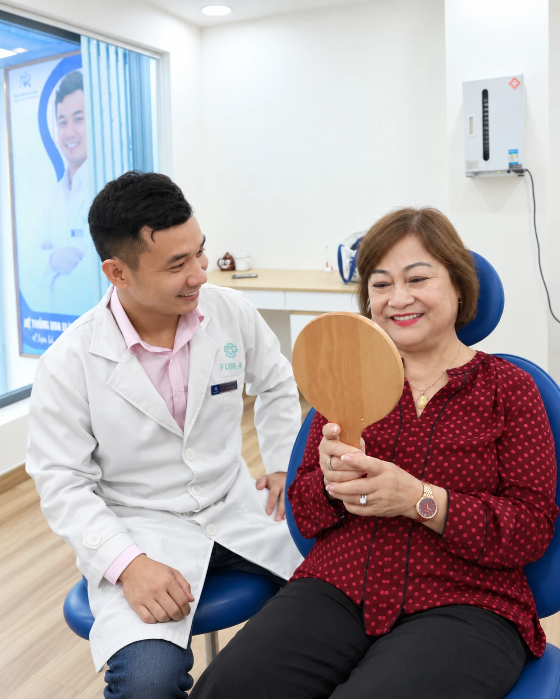 Nụ cười sáng đẹp sau tẩy trắng răng