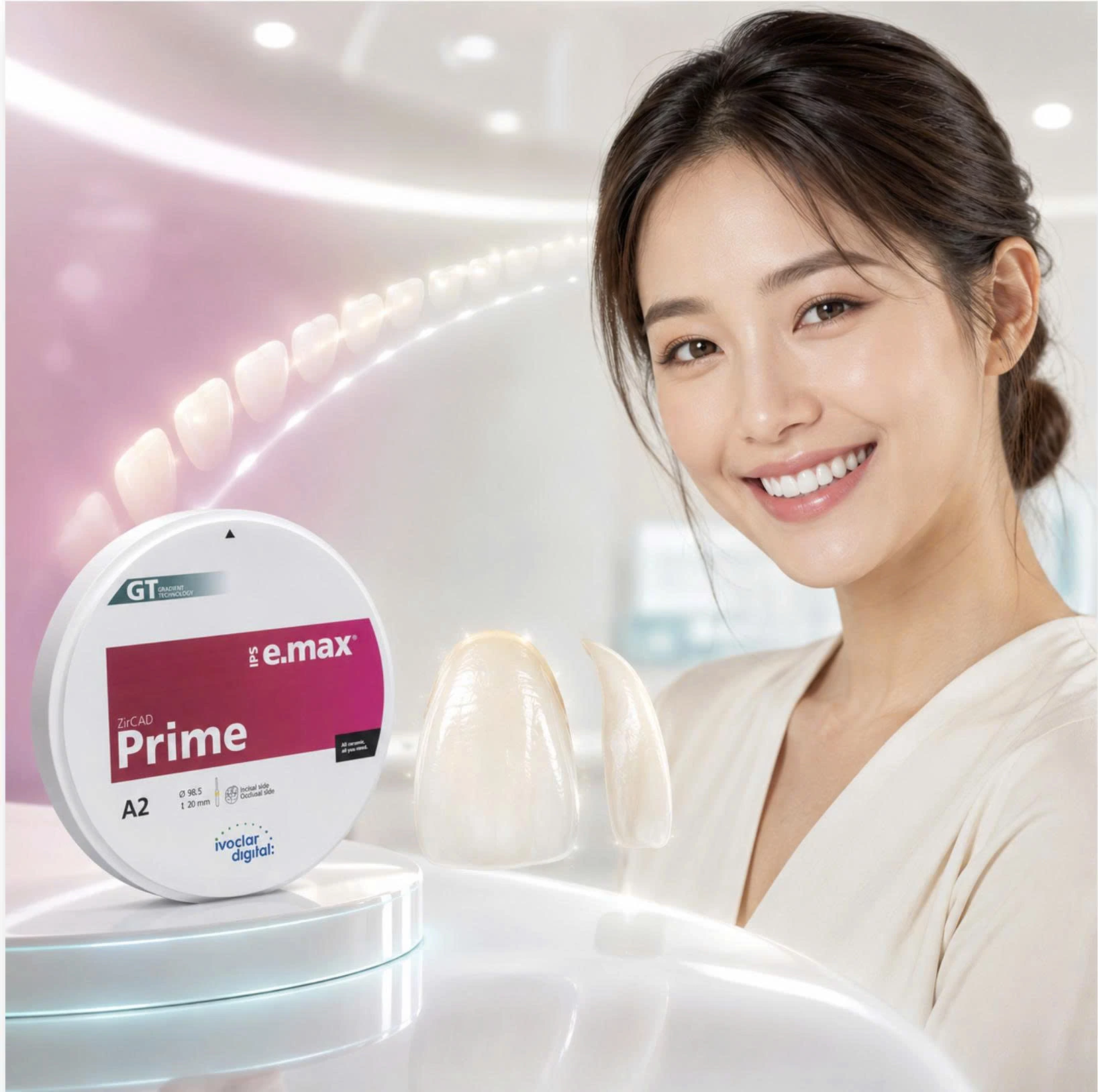 Mặt dán sứ IPS e.max ZirCAD Prime chính hãng tại Flora