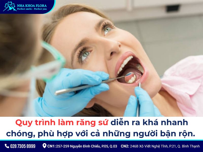 làm răng sứ mất bao lâu 