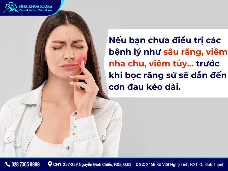 bọc răng sứ có đau không