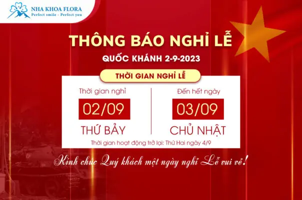 Thông Báo Lịch Nghỉ Lễ Quốc Khánh 2/9/2023 2