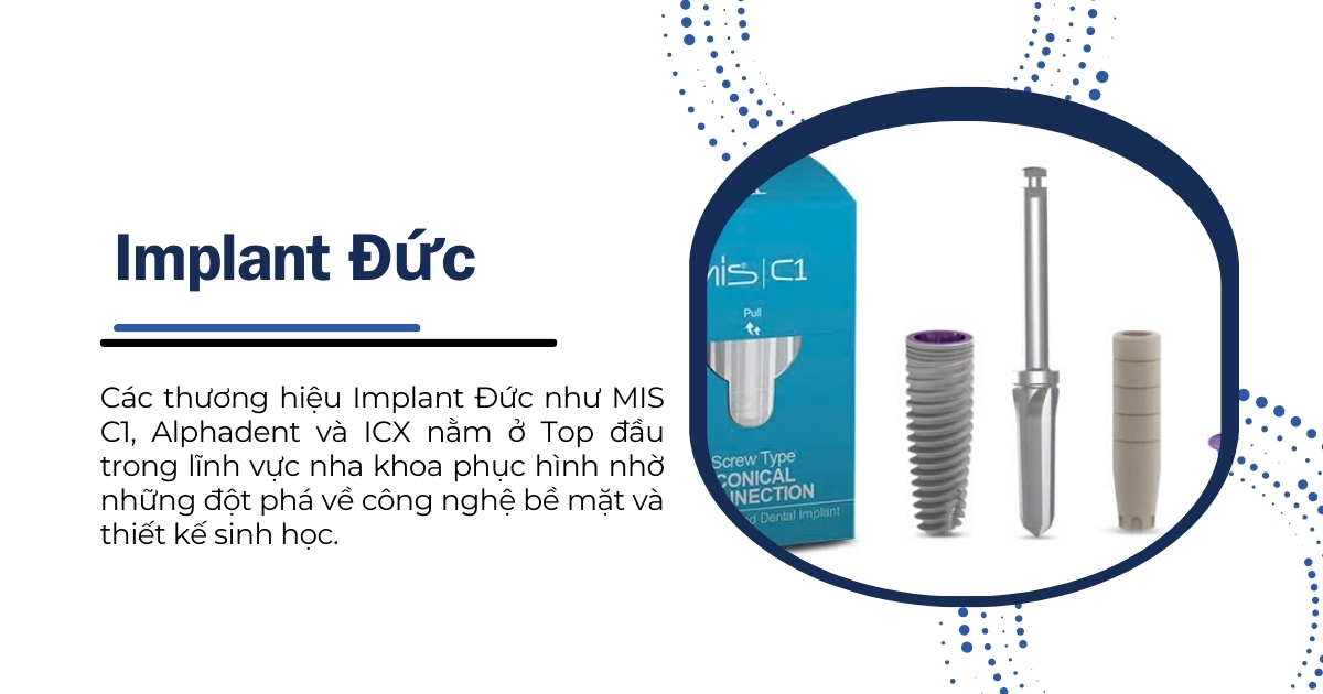 Trụ Implant của Đức giá bao nhiêu? Có tốt không?