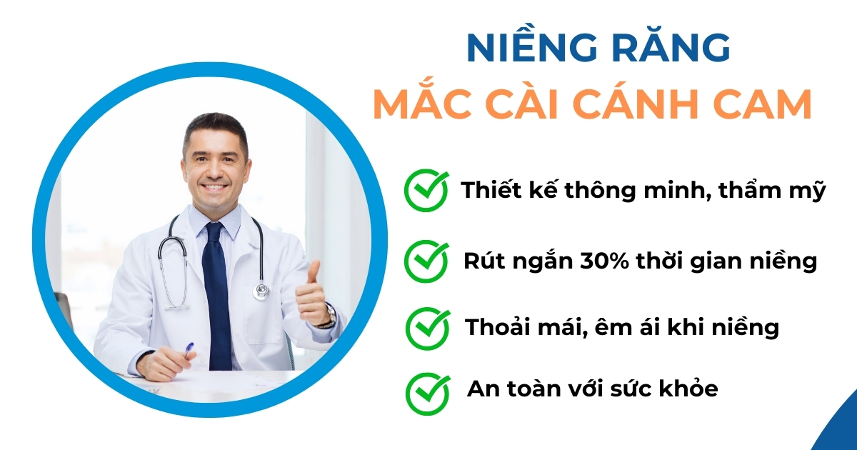 Niềng răng mắc cài cánh cam – Giải pháp xóa tan nỗi lo niềng răng