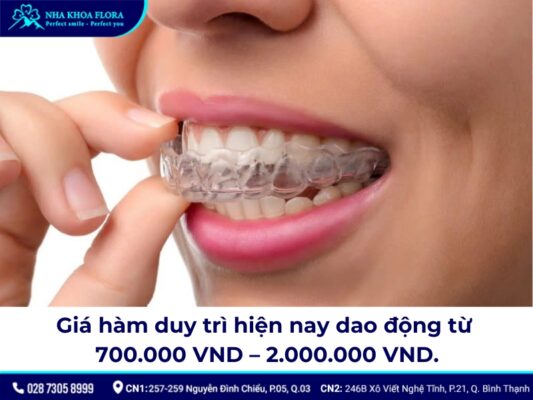 Hàm duy trì sau niềng răng giá bao nhiêu? - ảnh 1 Hàm duy trì sau niềng răng giá bao nhiêu? - ảnh 1
