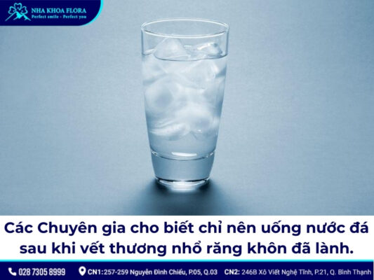 nhổ răng khôn có được uống nước lạnh - ảnh 2