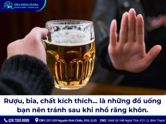 nhổ răng khôn có được uống nước lạnh - ảnh 3