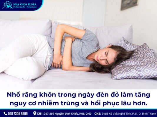 nhổ răng khôn trong kỳ kinh nguyệt - ảnh 2 nhổ răng khôn trong kỳ kinh nguyệt - ảnh 2