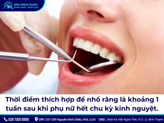 nhổ răng khôn trong kỳ kinh nguyệt - ảnh 3 nhổ răng khôn trong kỳ kinh nguyệt - ảnh 3