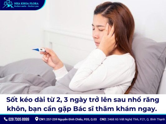 nhổ răng khôn bị sốt - ảnh 3