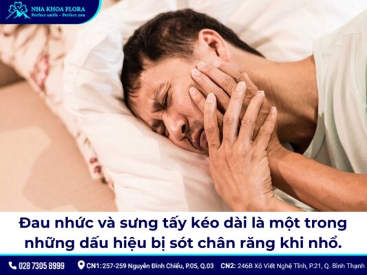 nhổ răng khôn sót chân răng - ảnh 1
