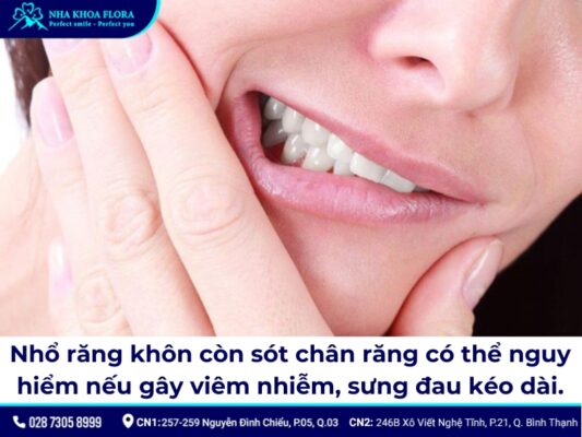 nhổ răng khôn sót chân răng - ảnh 3