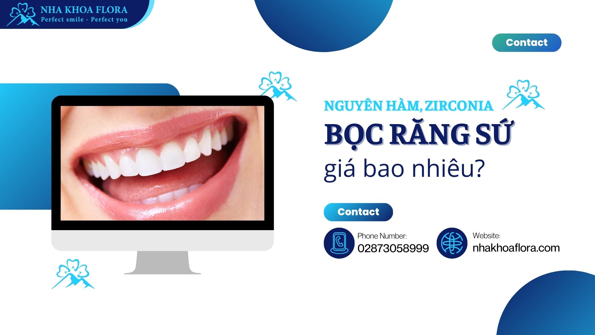 Bọc răng sứ nguyên hàm, zirconia giá bao nhiêu?