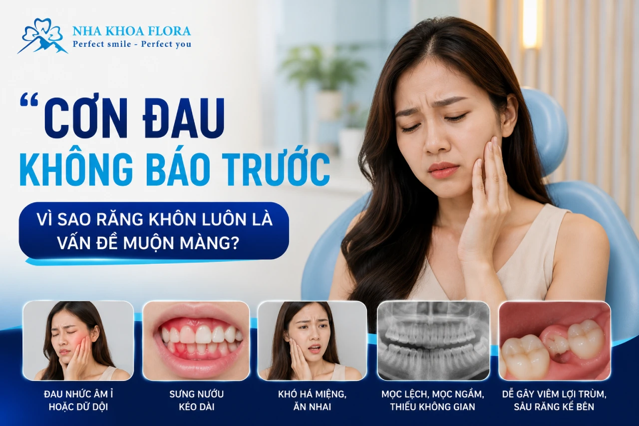 “Cơn đau không báo trước” - Vì sao răng khôn luôn là vấn đề muộn màng