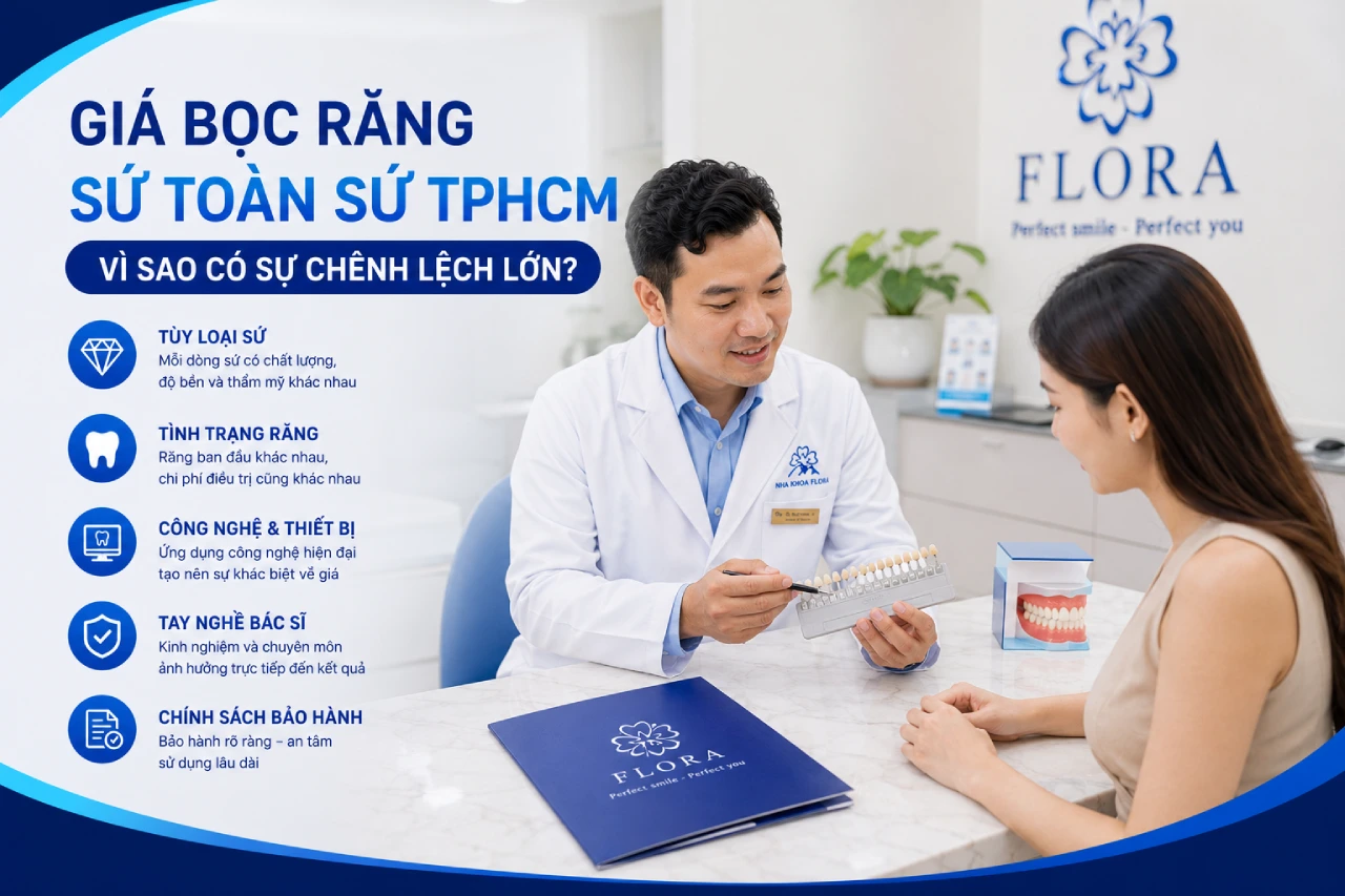 Giá bọc răng sứ toàn sứ TPHCM - Vì sao có sự chênh lệch lớn