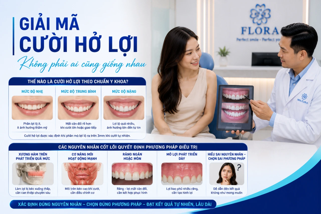 Giải mã cười hở lợi - Không phải ai cũng giống nhau