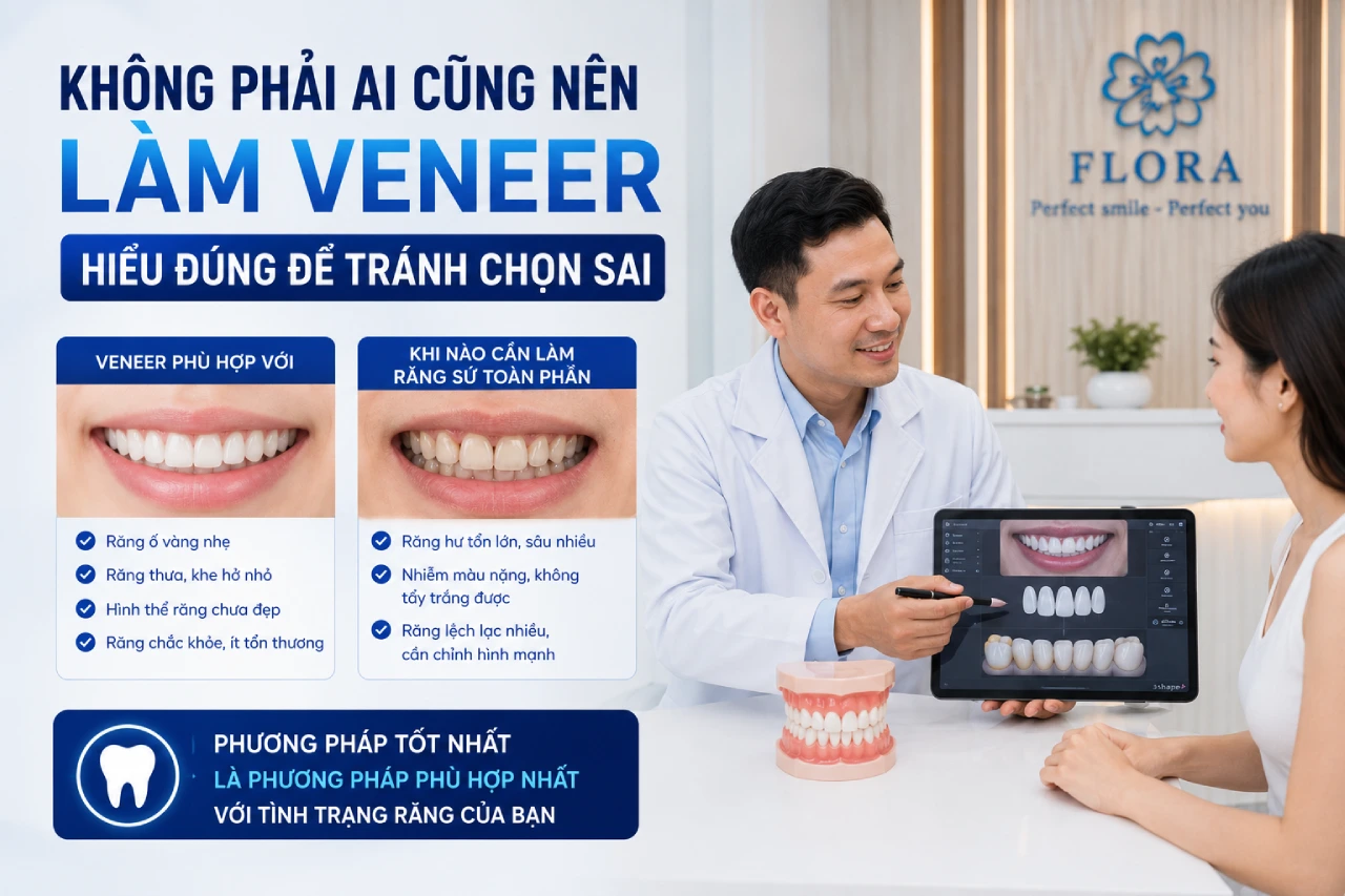 Không phải ai cũng nên làm veneer - hiểu đúng để tránh chọn sai