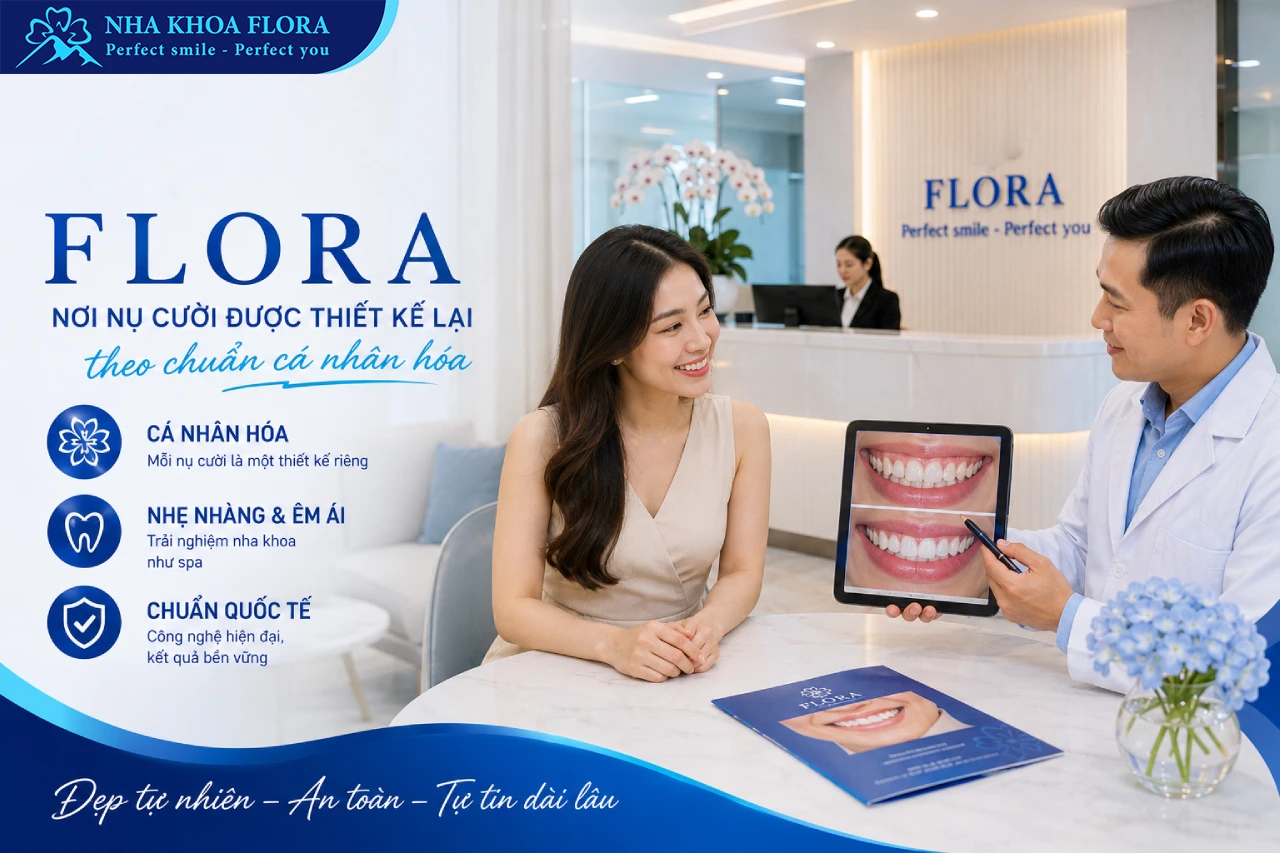 Nha Khoa Flora - Nơi nụ cười được thiết kế lại theo chuẩn cá nhân hóa