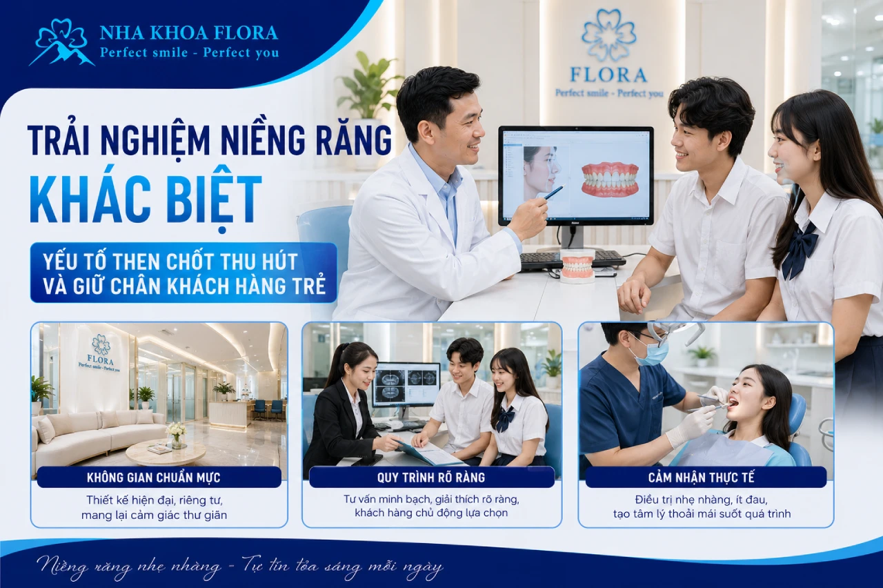 Trải nghiệm niềng răng khác biệt - Yếu tố then chốt thu hút và giữ chân khách hàng trẻ